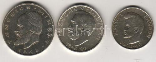 1948. 5Ft + 10Ft + 20Ft Ag "Szabadságharc" T:2 ph.