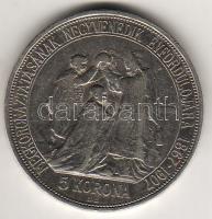 1907. 5K Ag "Koronázási jubileum" T:3+ ph.