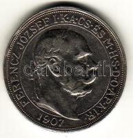 1907. 5K Ag "Koronázási jubileum" T:3+ ph