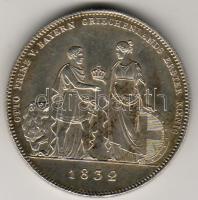 Német államok/Bajorország 1832. Gesichttaler "Otto v. Griechenland" T:1/2