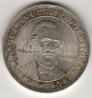 Románia 1948. "N. Balcescu" Ag emlékérem 24,9g T:2 ph. R!