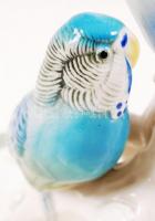 Porcelán papagájpár ENS jelzéssel, hibátlan, m: 17 cm /
porcelain parrots