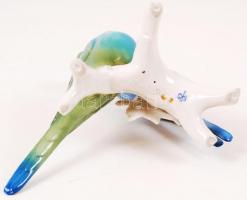 Porcelán papagájpár ENS jelzéssel, hibátlan, m: 17 cm /
porcelain parrots