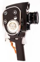 Quarz-2M szovjet film felvevő, eredeti tokjában, tartozékokkal, 20×18 cm