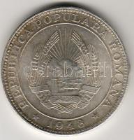Románia 1948. "N. Balcescu" Ag emlékérem 24,9g T:2 ph. R!