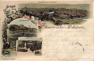 Saarbrücken-St. Johann 1897 (fl) C Litho