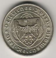 Német Birodalom/ Weimar 1930D. 3M Ag "Vogelweide" T:2+