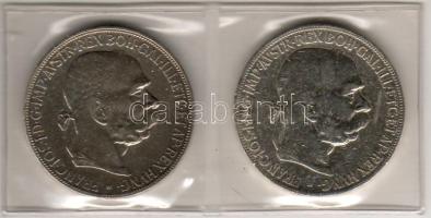 Ausztria 1900. 5K Ag (2x) T:3+