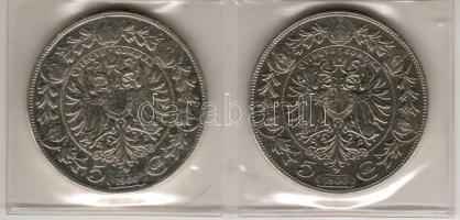 Ausztria 1900. 5K Ag (2x) T:3+