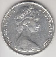 Ausztrália 1966. 50c Ag "II. Erzsébet" T:2 Austrália 1966. 50 Cents Ag "Elizabeth II" C:XF Krause KM#67