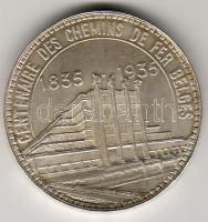 Belgium 1935. 50Fr Ag "Brüsszeli kiállítás" T:2
