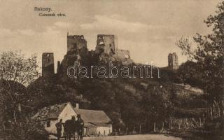 6 db régi, magyar képeslap: Kékesszálló (2), Féixfürdő, Pécs, Szigetvár / 6 Hungarian postcards