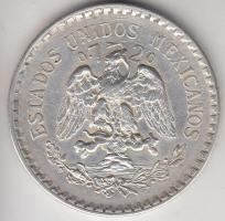 Mexikó 1924. 1P Ag (16.58g) T:2- Mexico 1924. 1 Peso Ag (16.58g) C:VF Krause KM#455