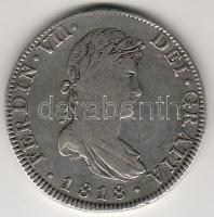 Mexikó 1818. 8R Ag T:3