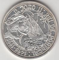 Portugália 1995. 1000Esc Ag "II. János halálának 500. évfordulója" T:BU apró ph. Portugal 1995. 1000 Escudos Ag "500th Anniversary - Death of John II" C:BU small edge error Krause KM#685