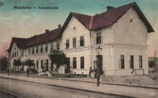 Madéfalva vasútállomás / railway station (b)