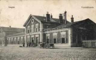 Lugos vasútállomás / railway station (Rb)