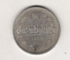 Oroszország 1878. 1R Ag T:2/2-