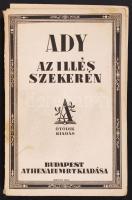 Ady Endre versei: Az Illés szekerén. Budapest 1923. Athenaeum. Több lap kijár.