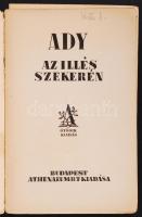 Ady Endre versei: Az Illés szekerén. Budapest 1923. Athenaeum. Több lap kijár