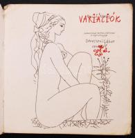 2 db minikönyv-Pastorale, Reich Károly rajzaival. Bp., 1974, Képzőművészeti Alap Kiadóvállalata; Var...