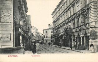 Linz Urfahr, Hauptstrasse / Main street, shops