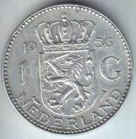 Hollandia 1956. 1G Ag "Julianna" T:2 Netherlands 1956. 1 Gulden Ag "Juliana" C:XF Krause KM#184