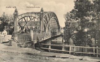 Halle an der Saale, Genzmerbrücke / bridge