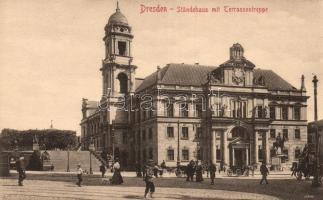 Dresden, Ständehaus, horse cart