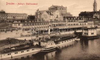 Dresden, Helbig's establishment, Bodenbach ship, Verlag Paul Heine