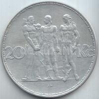 Csehszlovákia 1933. 20K Ag "Ipar, mezőgazdaság, üzlet" T:2
Czechoslovakia 1933. 20 Korun A...