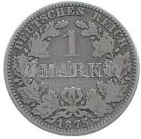Német Birodalom 1875A 1M Ag T:3
German Empire 1875A 1 Mark Ag C:F
Krause KM#7
