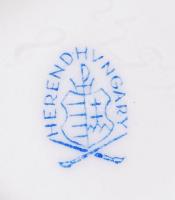 Herendi Viktória mintás lábas váza, kézzel festett, jelzett, hibátlan, m:10 cm d:10,5 cm/ Herend Vic...