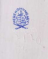 Herendi porcelán Viktória mintás cipő, kézzel festett, jelzett, hibátlan, / Herend chinaware shoe