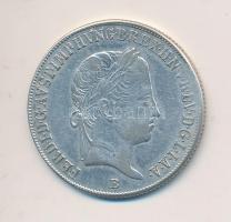 1845B 20Kr Ag "V. Ferdinánd" T:2-
Huszár: 2018, Unger III.:1419