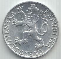 Csehszlovákia 1948. 50K Ag "Prágai felkelés" T:2 Czechoslovakia 1948. 50 Korun Ag "Prague uprising" C:XF Krause KM#25