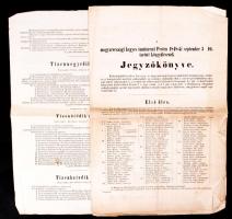 1848 Pest, A magyarországi kegyes tanítórend Pesten 1848. szeptember 3-10-ig tartott közgyűlésének jegyzőkönyve