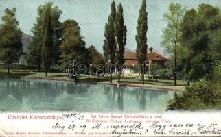 Körmöcbánya Szent István ünnepi kirándulóhely; Braum Ármin kiadása / tourist place of Stephen I festival (EB)