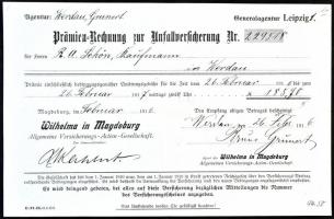 Német Birodalom / Császárság / Weimari Köztársaság 1915-1925. 3db különféle sorsjáték jegy, biztosít...