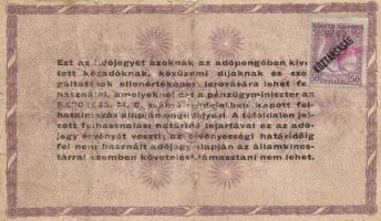 1946. 6db különféle adópengő, tévnyomatok, hibák, ferde szöveg, elcsúszott keret T:vegyes