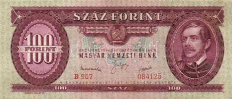 1949. 100Ft (2x) egymá sutáni sorszámmal T:II