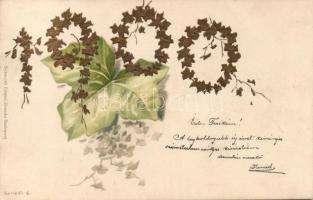 1900 New Year, Emb. litho