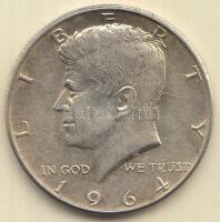 Amerikai Egyesült Államok 1964. 1/2$ Ag "Kennedy" T:2
USA 1964. 1/2 Dollar Ag "Kenned...