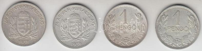 1938-1939. 1P Ag (4x) T:2,2- &lt;br/&gt;Adamo P6