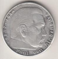 Német 3. Birodalom 1939A 5M Ag "Hindenburg" T:2,2-
German Third Reich 1939A 5 Marks Ag &qu...
