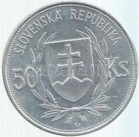 Szlovákia 1944. 50K Ag "Függetlenség 5. évfordulója" T:2
Slovakia 1944 50 Korun Ag "5...