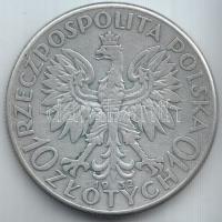 Lengyelország 1932. 10Zl Ag T:3
Poland 1932. 10 Zlotych Ag C:F
Krause Y#22