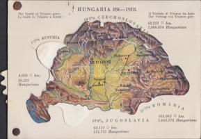 Map of Hungary, Irredenta mechanical postcard