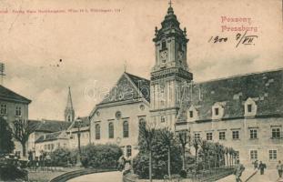 1900 Pozsony, Pressburg, Bratislava; Városháza / town hall (EB)