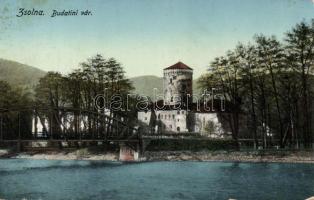 Zsolna, Budatin vár; Buxbaum József kiadása/ castle